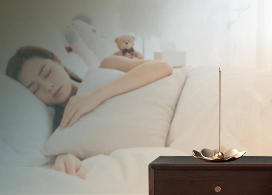 睡眠時使用沉香